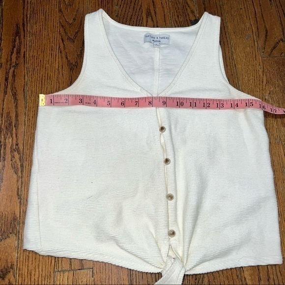 Madewell off white button down sleeveless size s - Picture 10 of 10